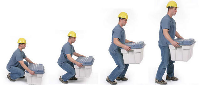 Как поднимать тяжести чтобы не болела спина